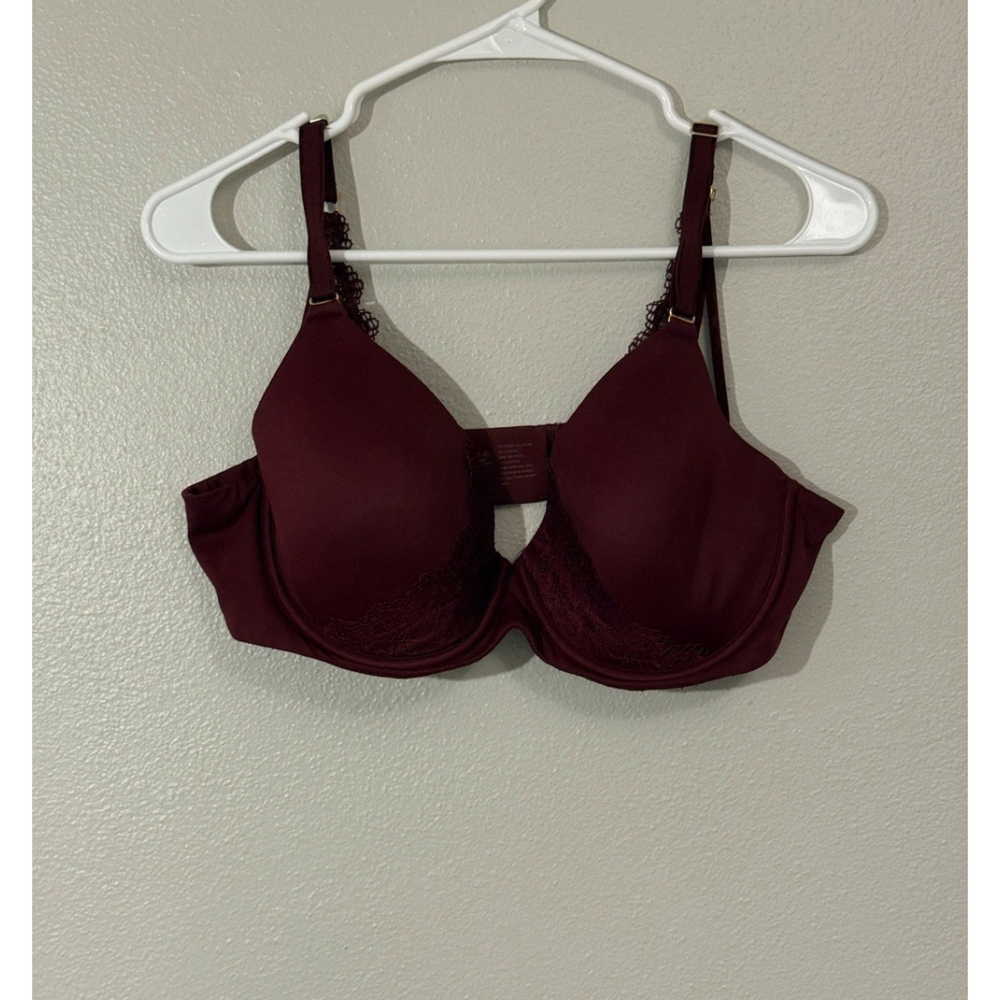 Soma Embraceable Perfect Coverage Elegant Purple Lace Convertible Bra 40C